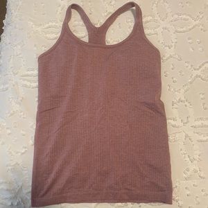 Pink Lululemon tank top